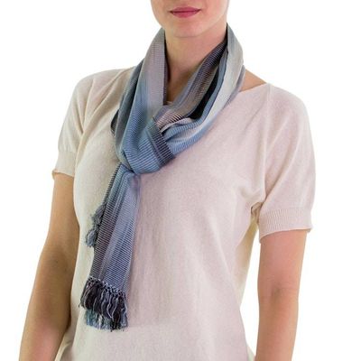 Alternate image for Hand Made Rayon Scarf Solola Rainfall