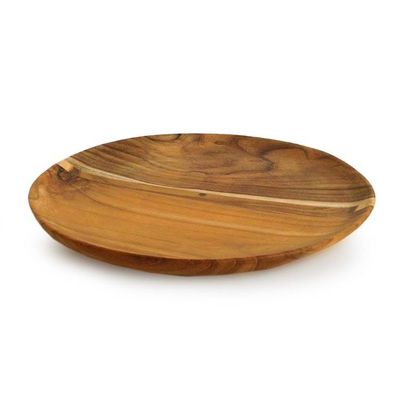 Alternate image for Sustainable Teak Wood Platter Handcrafted in Guatemala Remarkable Meals
