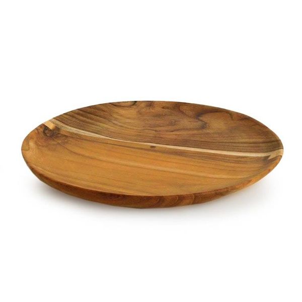 Alternate image for Sustainable Teak Wood Platter Handcrafted in Guatemala Remarkable Meals