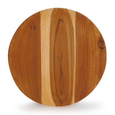 Alternate image for Serving Plate Handcrafted from Sustainable Natural Teak Wood Unforgettable Meals