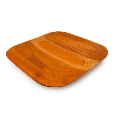 Alternate image for Sustainable Teakwood Serving Plate Handmade in Guatemala Sharing Experiences