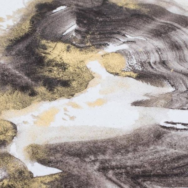 Alternate image for Abstract Painting Made with Mineral Pigments  Watercolor Infinity Series V