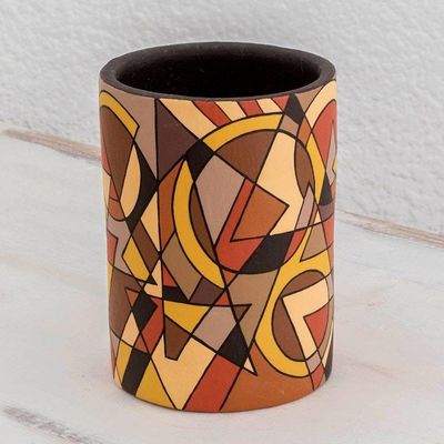 Primary image for Handmade Cubist-Inspired Decorative Vase Inspired Geometry