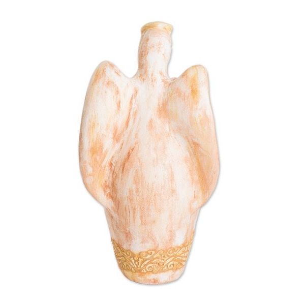 Alternate image for Semi-Abstract Ceramic Holy Family Sculpture 4 Pieces Sacred Guard