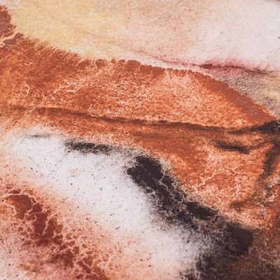 Alternate image for Abstract Painting Made with Mineral Pigments  Watercolor Lands of My Land III