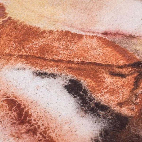Alternate image for Abstract Painting Made with Mineral Pigments  Watercolor Lands of My Land III
