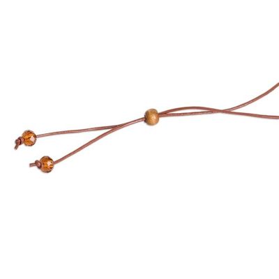 Alternate image for Nature-Themed Brown Multi-Gemstone Pendant Necklace Love Your Nature