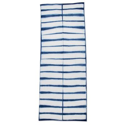 Alternate image for Tie-Dyed Indigo and Grey Cotton Beach Towel from El Salvador Beneath the Sea