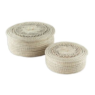 Alternate image for Multi-Purpose Natural Fiber Baskets Pair Natural Life
