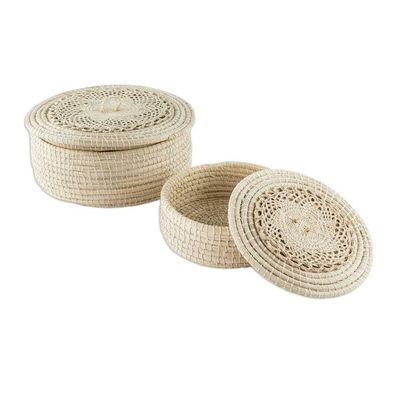 Alternate image for Multi-Purpose Natural Fiber Baskets Pair Natural Life