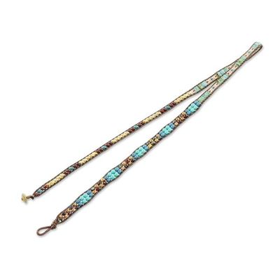 Alternate image for Handmade Glass beaded Wrap Bracelet from Guatemala Santiago Atitlan Adventure