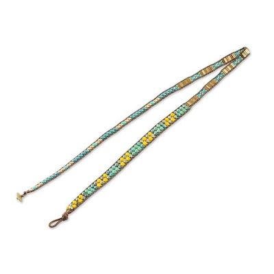 Alternate image for Handcrafted Glass Beaded Wrap Bracelet from Guatemala Santiago Atitlan Journey