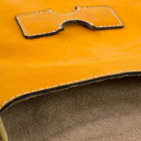 Alternate image for Handcrafted Leather Portfolio in Sunrise from Nicaragua Lines of Time
