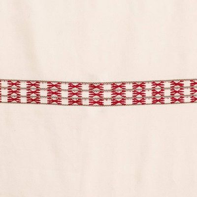 Alternate image for 100 Cotton Loom Woven Table Runner with Geometric Design Atitlan Tradition