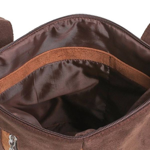 Alternate image for Handmade Suede Backpack in Espresso from Costa Rica Exploration in Espresso