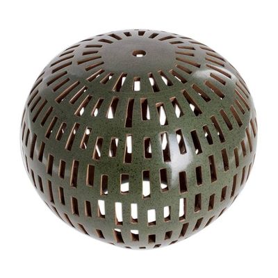 Alternate image for Green Terracotta Candle Shade Light of Day