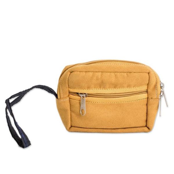 Alternate image for Guatemalan Handwoven Coin Purse with Colorful Cotton Panel Chic Versatility