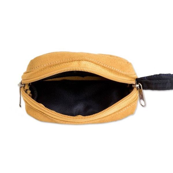 Alternate image for Guatemalan Handwoven Coin Purse with Colorful Cotton Panel Chic Versatility