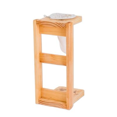 Alternate image for Bird-Themed Laurel Wood Single-Serve Drip Coffee Stand Flying Delights