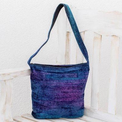 Primary image for Bamboo Chenille Bag Handmade in Guatemala Magical Moon