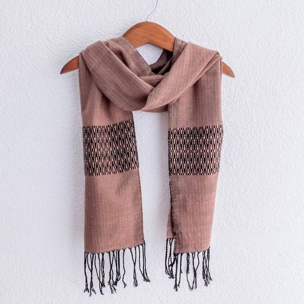 Alternate image for Collectible Womens Geometric Blend Scarf Rosewood Mountain