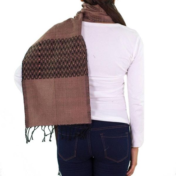 Alternate image for Collectible Womens Geometric Blend Scarf Rosewood Mountain