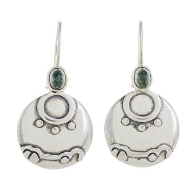 Alternate image for Nahual Jade Drop Earrings from Guatemala Destiny Nahual