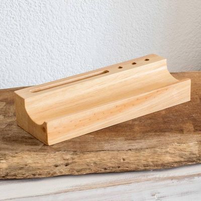 Alternate image for Handcrafted Desk Organizer with Phone Holder Business Savvy
