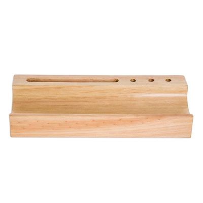 Alternate image for Handcrafted Desk Organizer with Phone Holder Business Savvy