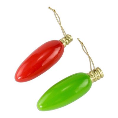 Alternate image for Artisan Crafted 6 Piece Set of Christmas Light Ornaments Christmas Tree Lights