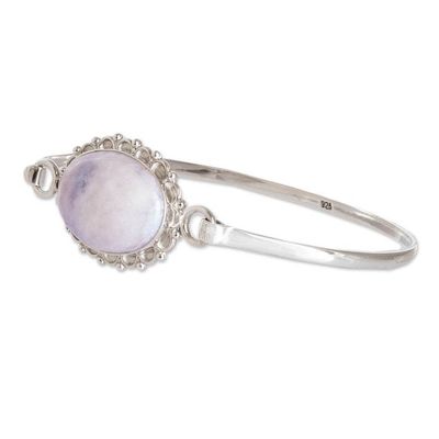 Alternate image for Jade bangle bracelet Lilac Forest Princess