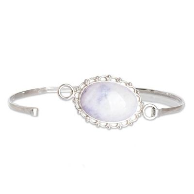 Alternate image for Jade bangle bracelet Lilac Forest Princess