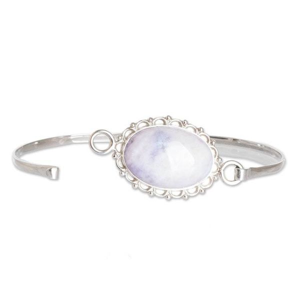 Alternate image for Jade bangle bracelet Lilac Forest Princess