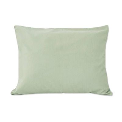 Alternate image for Unique Green 100 Cotton Cushion Covers Pair Summer Dusk