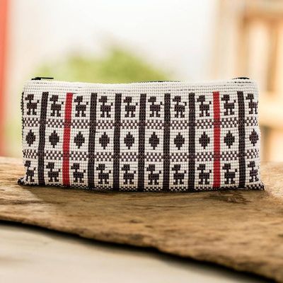Alternate image for Hand-Beaded Cosmetic Bag from Guatemala Tzutujil
