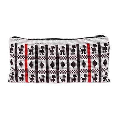 Alternate image for Hand-Beaded Cosmetic Bag from Guatemala Tzutujil