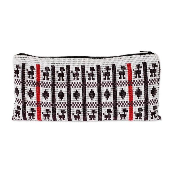 Alternate image for Hand-Beaded Cosmetic Bag from Guatemala Tzutujil