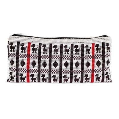 Alternate image for Hand-Beaded Cosmetic Bag from Guatemala Tzutujil