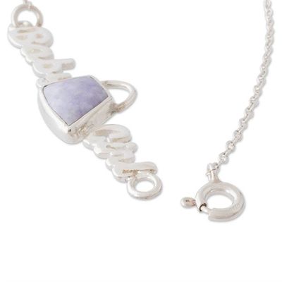 Alternate image for Lilac Jade Bracelet from Guatemala Baby Girl in Lilac