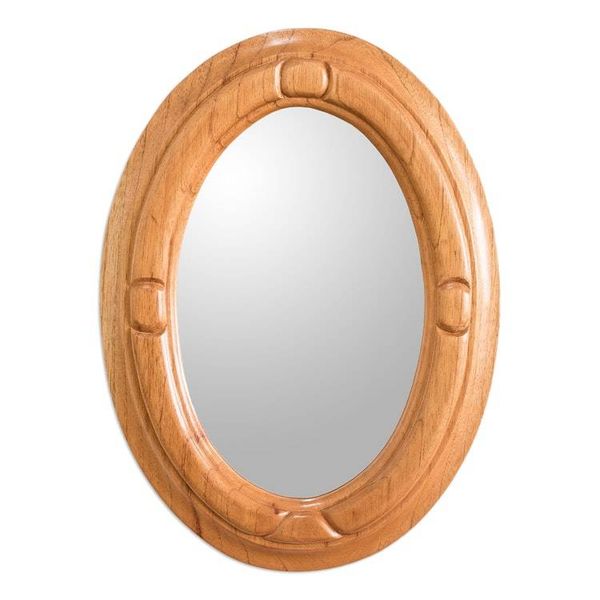 Alternate image for Artisan Crafted Wall Mirror Oval Window