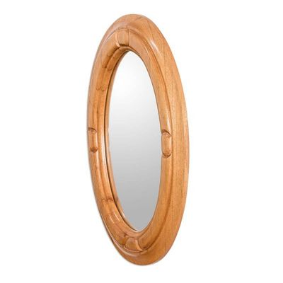 Alternate image for Artisan Crafted Wall Mirror Oval Window