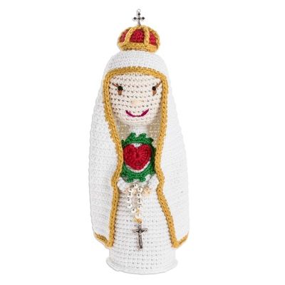 Alternate image for Hand Crocheted Decorative Doll Virgin of Love