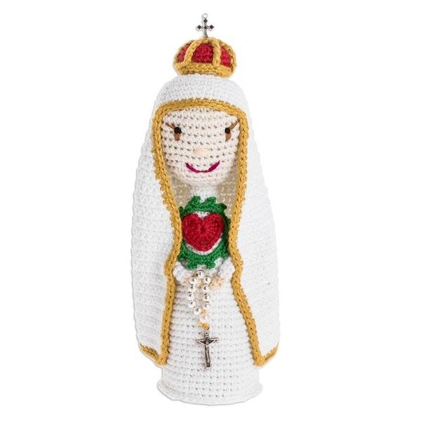Alternate image for Hand Crocheted Decorative Doll Virgin of Love