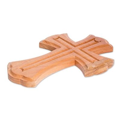 Alternate image for Hand Carved Wooden Cross from Religious Guatemalan Artisan Everlasting Eternity