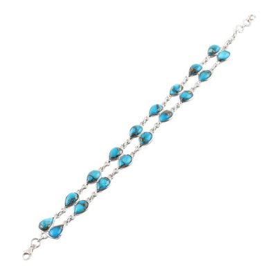 Alternate image for Teardrop Composite Turquoise Link Bracelet from India Eternal Nature