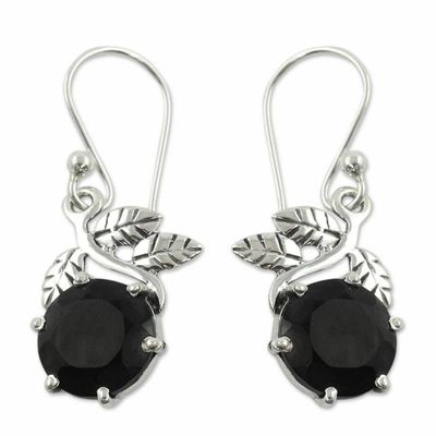 Alternate image for Onyx dangle earrings Forbidden Fruit