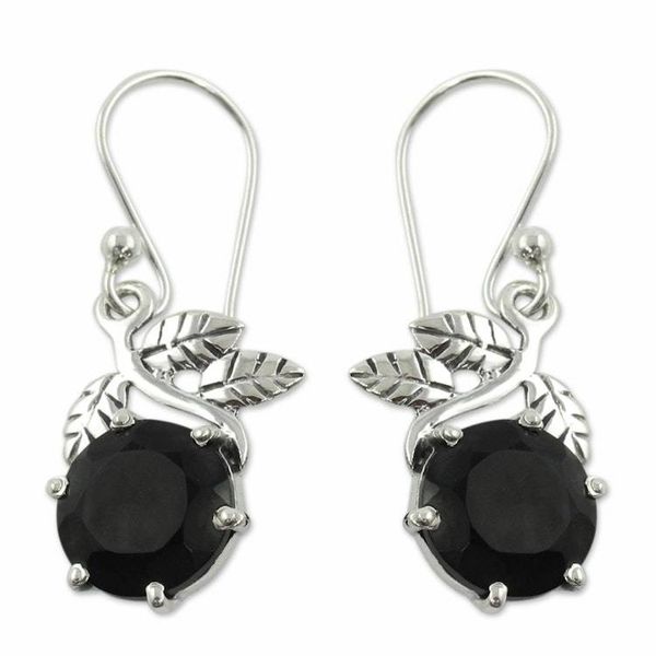 Alternate image for Onyx dangle earrings Forbidden Fruit
