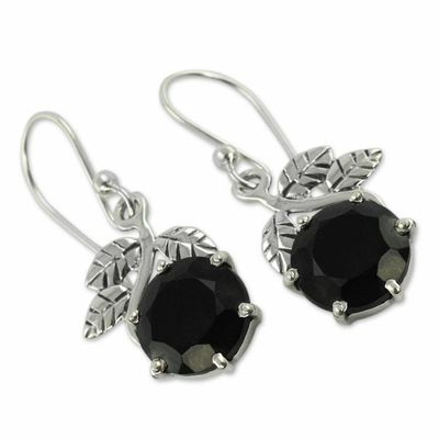 Alternate image for Onyx dangle earrings Forbidden Fruit