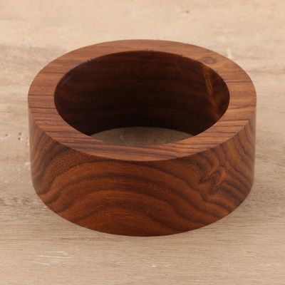 Alternate image for Natural Mango Wood Bangle Bracelet from India Natural Grain