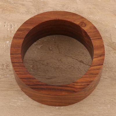 Alternate image for Natural Mango Wood Bangle Bracelet from India Natural Grain